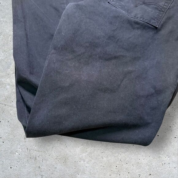 Levi’s 550 Relaxed Boot Cut Women’s Jeans Black Size 16L Stretch Mid Rise - Picture 7 of 14